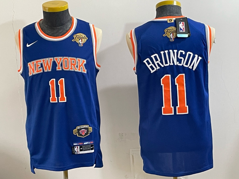 Men New York Knicks #11 Brunson blue 2026 Nike NBA jersey 0627002